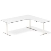 Origpic b e e — Höj- och sänkbart hörn skrivbord DNA – 2000 mm x 1800/2000/2200 mm