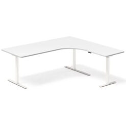 Origpic b e e — Höj- och sänkbart hörn skrivbord DNA – 2000 mm x 1800/2000/2200 mm