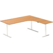 Origpic cc — Höj- och sänkbart hörn skrivbord DNA – 2000 mm x 1800/2000/2200 mm