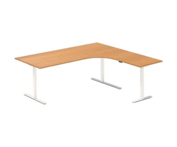 Origpic cc — Höj- och sänkbart hörn skrivbord DNA – 2000 mm x 1800/2000/2200 mm