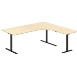 Origpic a b — Höj- och sänkbart hörn skrivbord DNA – 2000 mm x 1800/2000/2200 mm
