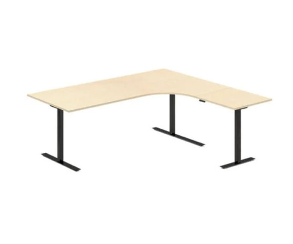 Origpic a b — Höj- och sänkbart hörn skrivbord DNA – 2000 mm x 1800/2000/2200 mm