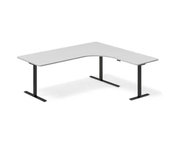 Origpic c e — Höj- och sänkbart hörn skrivbord DNA – 2000 mm x 1800/2000/2200 mm
