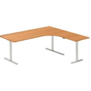 Origpic f d — Höj- och sänkbart hörn skrivbord DNA – 2000 mm x 1800/2000/2200 mm