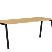 Origpic e d d — Luna A – Modernt bord med fasta ben i A-form för det moderna kontoret