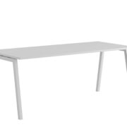 Origpic e — Luna A – Modernt bord med fasta ben i A-form för det moderna kontoret