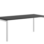 Origpic e c — Luna U – Stilrena bord med fasta ben i U-form för det moderna kontoret