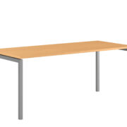 Origpic — Luna U – Stilrena bord med fasta ben i U-form för det moderna kontoret