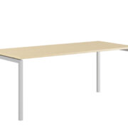 Origpic a — Luna U – Stilrena bord med fasta ben i U-form för det moderna kontoret