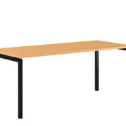 Origpic f ed — Luna U – Stilrena bord med fasta ben i U-form för det moderna kontoret