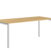 Origpic d — Luna U – Stilrena bord med fasta ben i U-form för det moderna kontoret