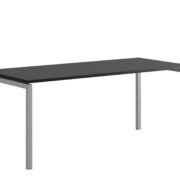 Origpic b — Luna U – Stilrena bord med fasta ben i U-form för det moderna kontoret