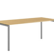 Origpic f d — Luna U – Stilrena bord med fasta ben i U-form för det moderna kontoret