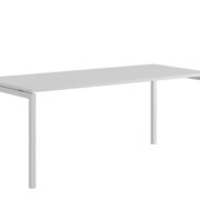 Origpic c bdcd — Luna U – Stilrena bord med fasta ben i U-form för det moderna kontoret