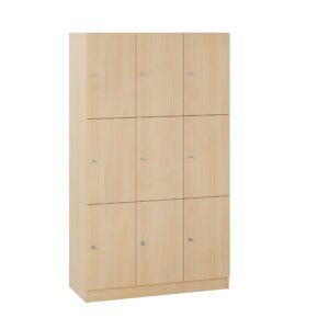 Origpic f — Milano personalskåp med nyckellås – personlig förvaring med 9 fack