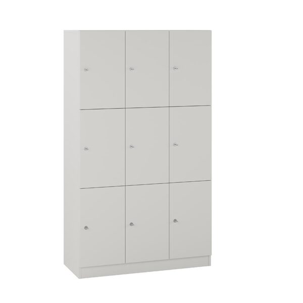 Origpic fa — Milano personalskåp med nyckellås – personlig förvaring med 9 fack