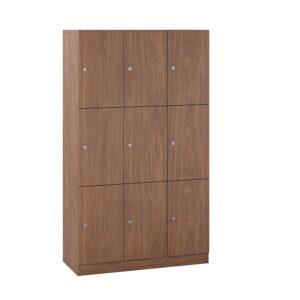 Origpic eaa b — Milano personalskåp med nyckellås – personlig förvaring med 9 fack