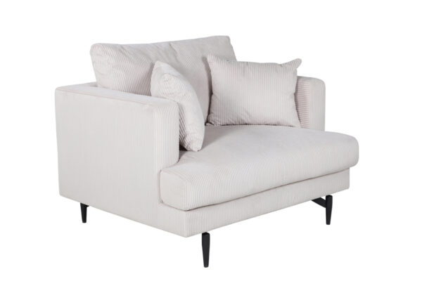 Origpic ec — Sofia Fåtöljer – 4 färger – Beige, grå, mörkgrå, eller svart