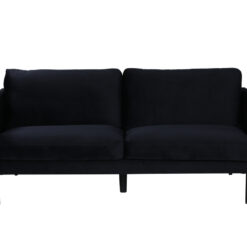 Origpic f — Zoom 2-sits soffor Svart sammet eller brun, vit eller grå tyg