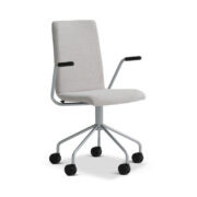 Origpic ca — Bristol konferensstol med hjul – Bekväm och flexibel mötesstol