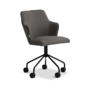 Origpic — Montreal konferensstol med fyra hjul – smidig snurrstol för mötesrum