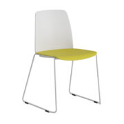 Origpic ea fd — Choice – Stapelbar stol med sits och rygg i plast och vita medar