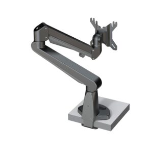 Origpic e cb — Elevate Monitor Arm 53 – Gasfjädrad monitorarm 8–14 kg | Vit, svart eller silver