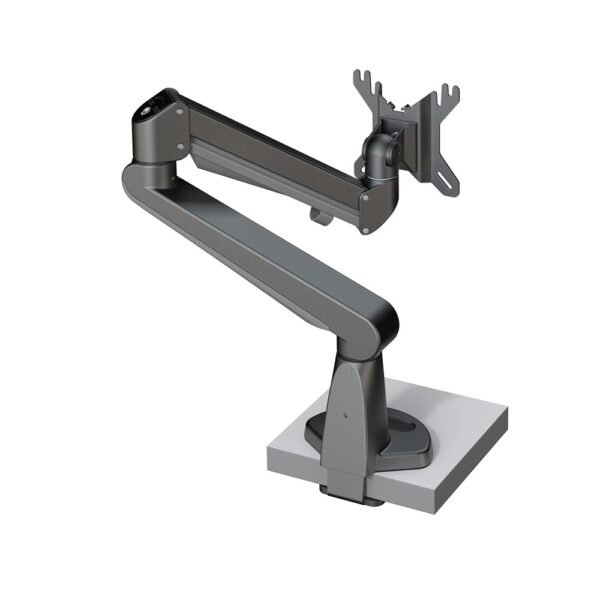 Origpic e cb — Elevate Monitor Arm 53 – Gasfjädrad monitorarm 8–14 kg | Vit, svart eller silver