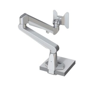 Origpic ac — Elevate Monitor Arm 50 – Gasfjädrad monitorarm 3–8 kg | Svart, vit eller silver