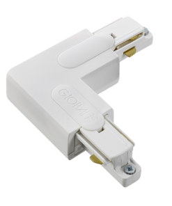 Origpic f fd — L-koppling Global 1-fas skena – mattsvart eller mattvit (utvändig jord)