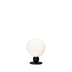 Atom bordslampa – Stilfull bordslampa i glas och metall – Svart