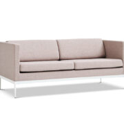 Bergamo Låg Soffa – 3-sits med bekvämt kallskum för loungemiljöer