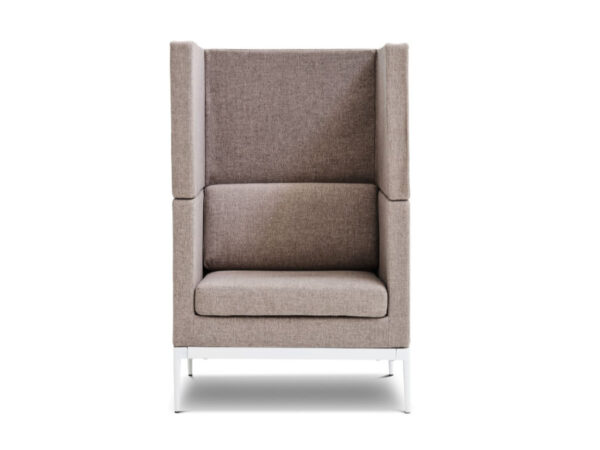 Bergamo fåtölj med hög rygg – Skapa en avskild och tyst samtalsmiljö