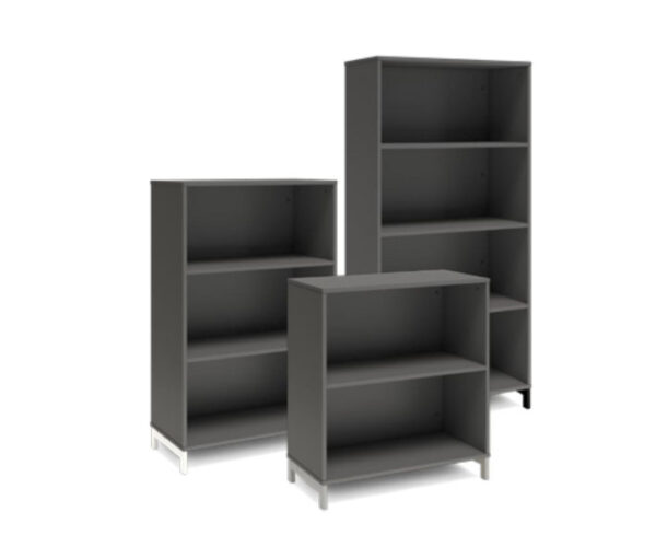 Bokhylla DNA – MÖRKGRÅ- 3 storlekar. Från: