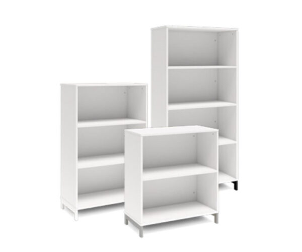 Bokhylla DNA – VIT – 3 storlekar. Från: