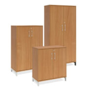 Bokhylla med dörrar DNA – BOK – 3 storlekar. Från: