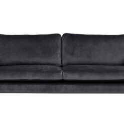 Bolero 3-sits soffor Grön, röd, beige, grå, svart – Grå (sammet)