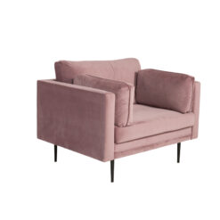 Boom Fåtöljer – Svart, Brun eller Ljusbeige – Rosa