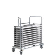 Bordsvagn Kongress – transport- och förvaringsvagn för fällbord