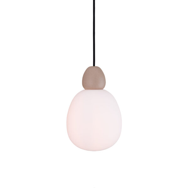 Buddy Pendel D184 – sandstruktur / opalglas