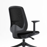 Caen kontorsstol – Svart eller vit