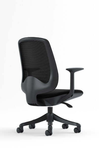 Caen kontorsstol – Svart eller vit