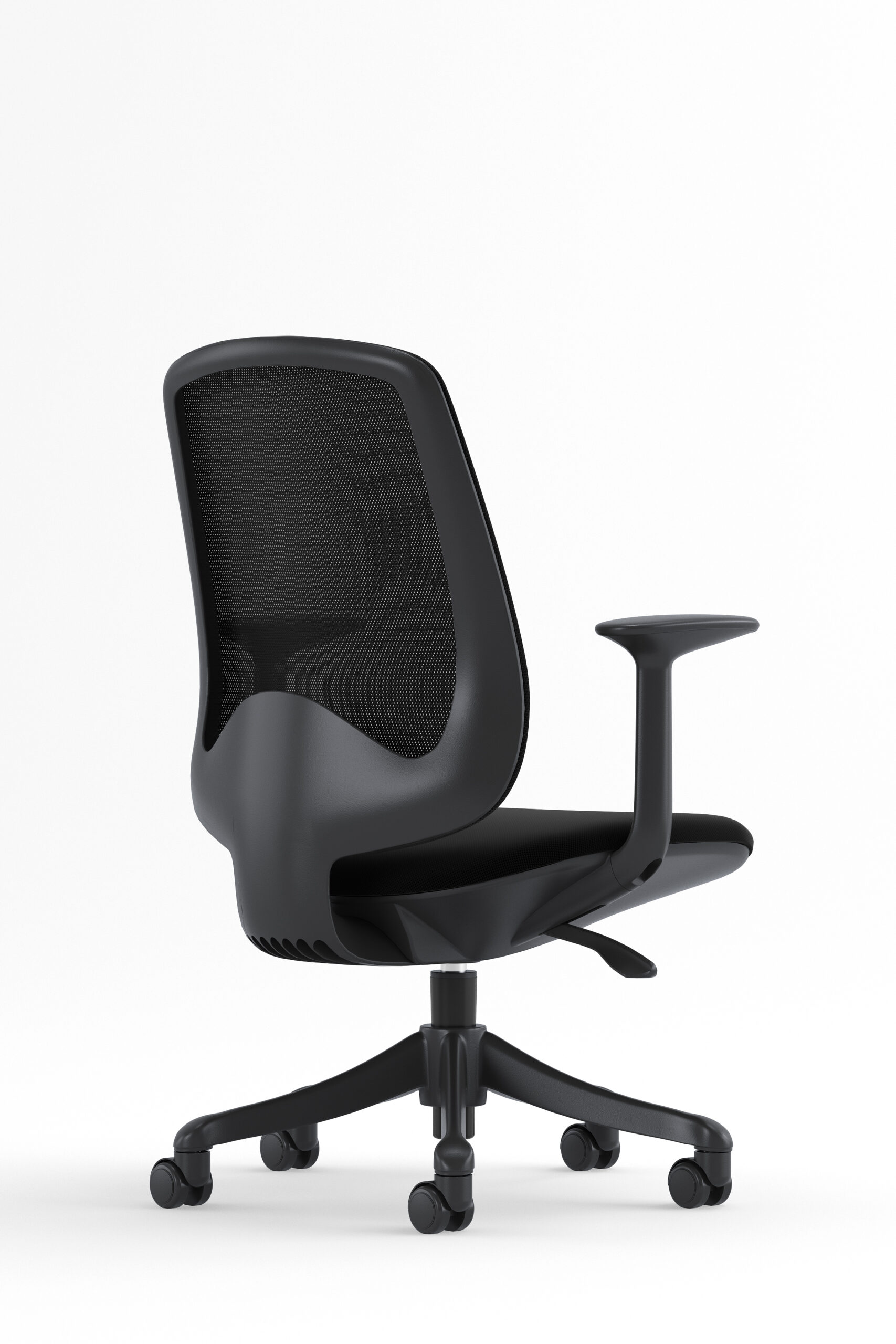 Caen kontorsstol – svart eller vit