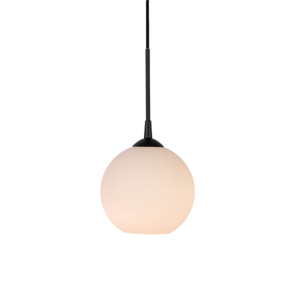 Capo Pendel D200 – svartstruktur / opalglas