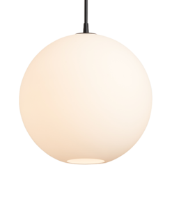 Capo Pendel D400 – svartstruktur / opalglas