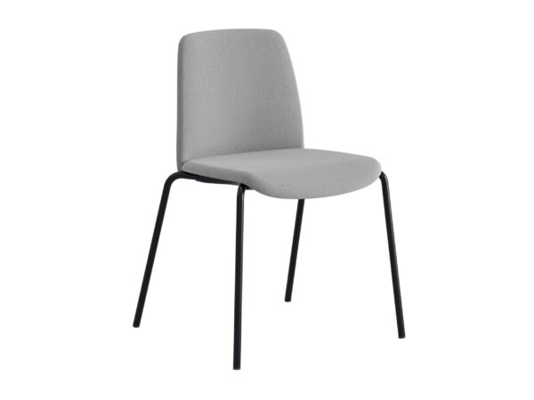 Choice – Tygklädd stol med svart stativ