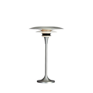Diablo Bordslampa Ø300 – Belid – Mattaluminium  / mattsvart