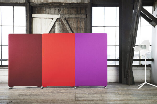 Edge ljudabsorberande golvsskärm – Höjd 1500 mm