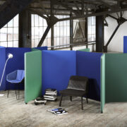 Edge ljudabsorberande golvsskärm – Höjd 1650 mm