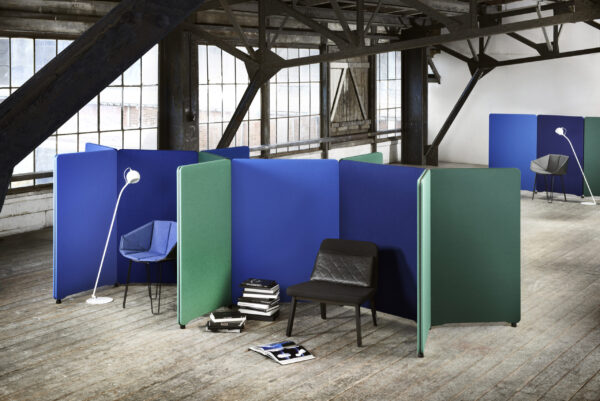 Edge ljudabsorberande golvsskärm – Höjd 1650 mm